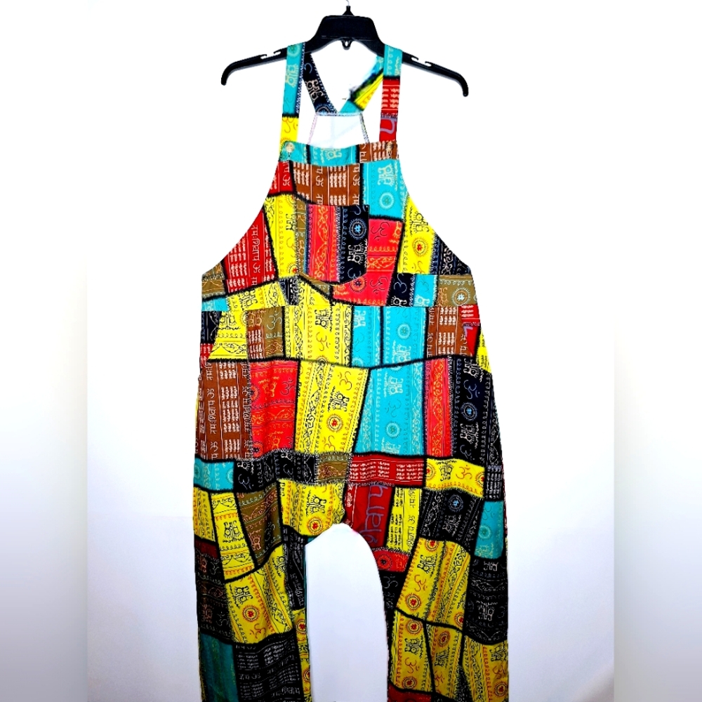 Vender brand"The Patchwork Princess" Boho, croquette, wideleg,patchwork,overalls - Picture 1 of 10
